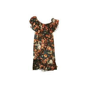 NWT Lularoe Size 3xl CICI Dress Roses Floral Velvet Off Shoulder 